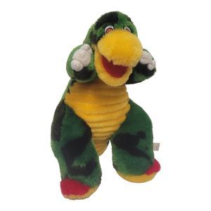 Vintage Green Dragon Plush Novelty Stuffed Animal